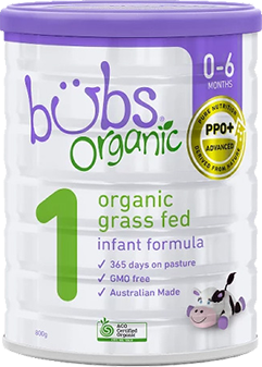 授乳/お食事用品bubs organic バブス オーガニック粉ミルク ステップ1 