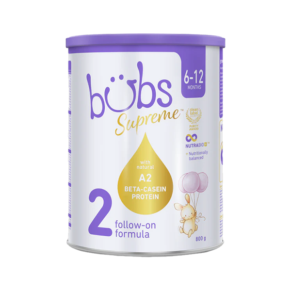 Bubs バブス牛の粉ミルクス テップ2(6ヶ月〜12ヶ月) 2缶 - ミルク